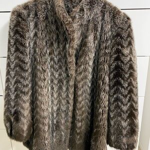 Luxurious Faux Fur Coat